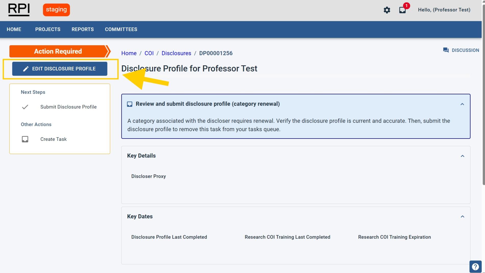 How to Start Disclosure Process